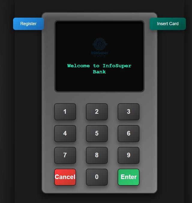 Bank ATM Simulation Website